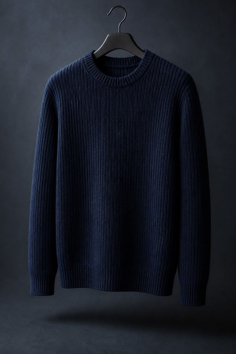 Merino rib sweater